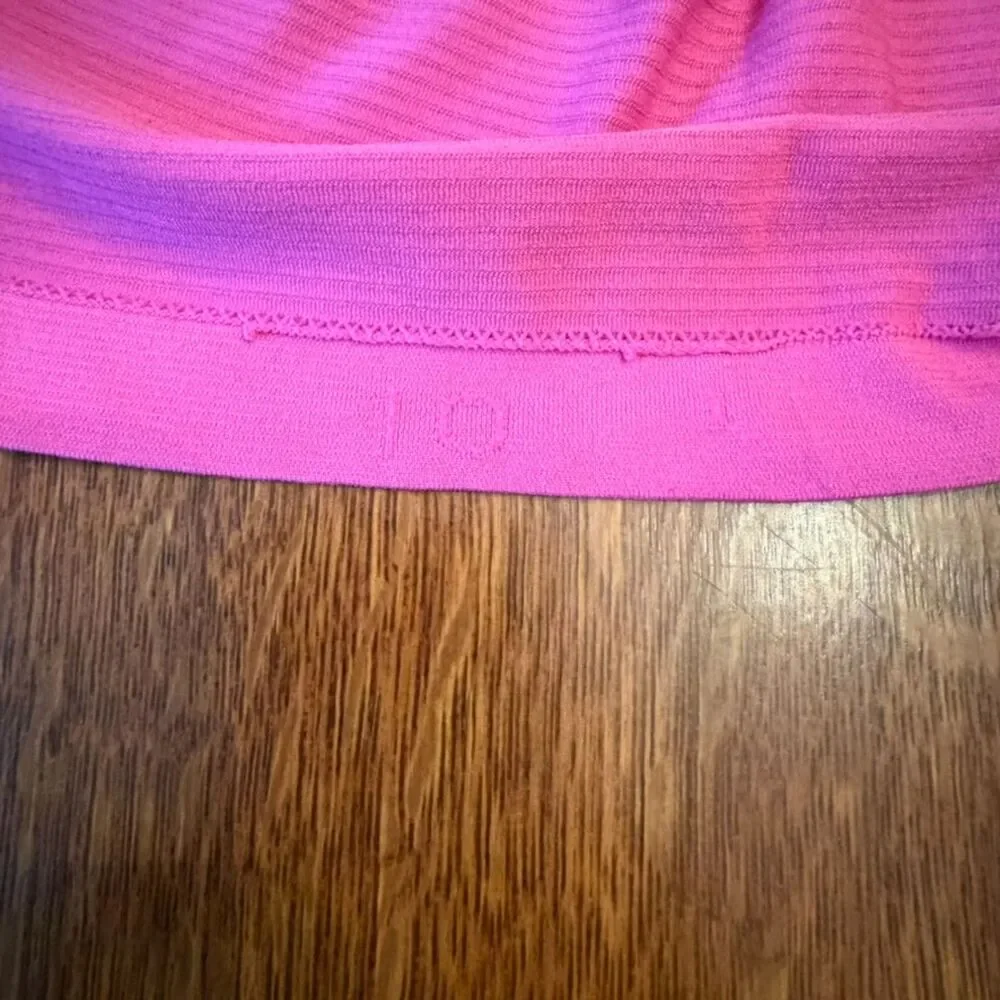 Lululemon Swiftly Tech Short Sleeve Running Top Pink Size 10
